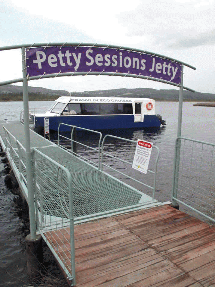 Franklin’s unapproved jetty: Questions, questions! 3