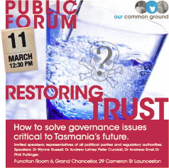 Public forum on restoring trust 5