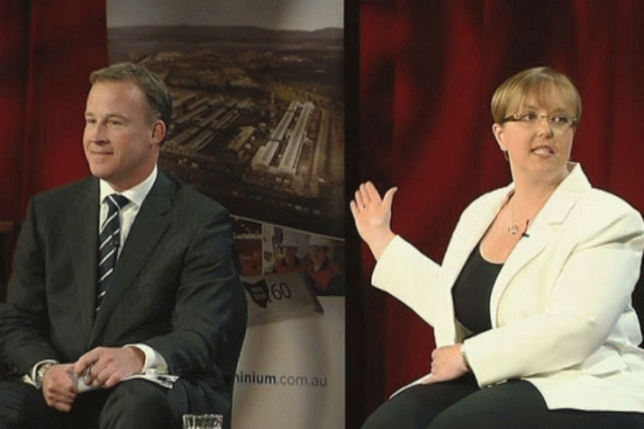 Tasmanian political leaders face off in televised debate 4 Tasmanian political leaders face off in televised debate 4
