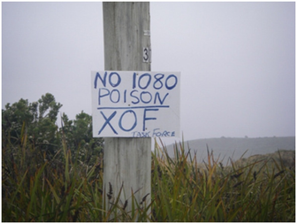 Mr Elliott, stop this 1080 baiting! 1