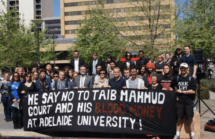 Adelaide students rally against Taib Mahmud 3