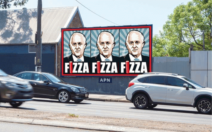 Turnbull campaign proves a fizza 3
