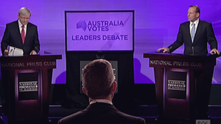 Daggy Abbott v Rude Rudd. The Labor Launch 3