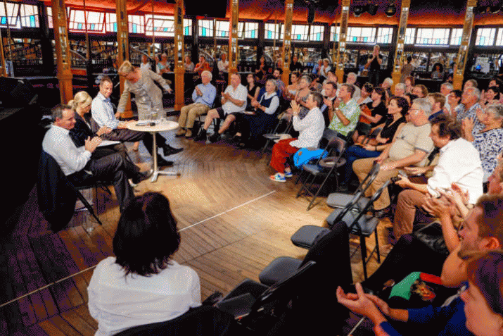 Pollie-Speak ... from the Spiegeltent. The Guggenheim Vision ... 3