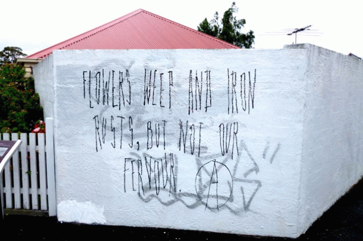 Anarchist Graffiti - Tasmanian Times