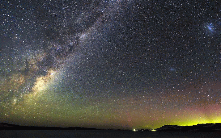 Teen's timelapse project shows world's biggest cities set against Tasmanian sky 3