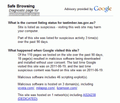 Hacked? Visit at your peril 6 Hacked? Visit at your peril 4