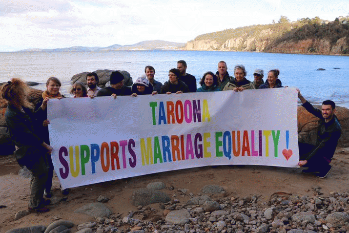 Door to door community-led campaign of Taroona finds 71 per cent support for marriage equality 3