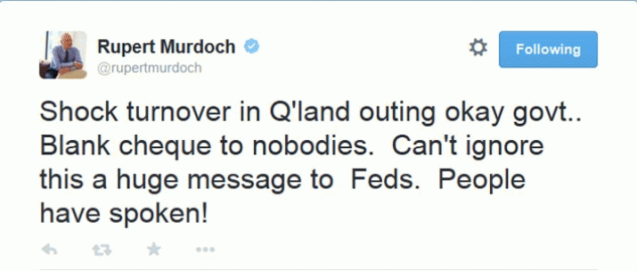 Rupert Murdoch's Queensland Election Hissy Fit 5
