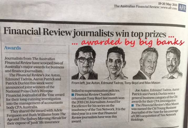'Rank bank Fin soup! Fake news at the Australian Financial Review' 3