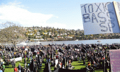 Greens to push debate on pulp mill repeal act, rally told. Fury at ABC 3