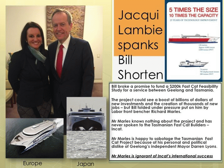 Lambie spanks Shorten (Again) 3