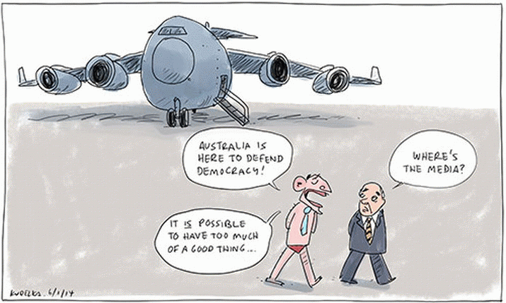 Abbott's secret trip to Iraq 3