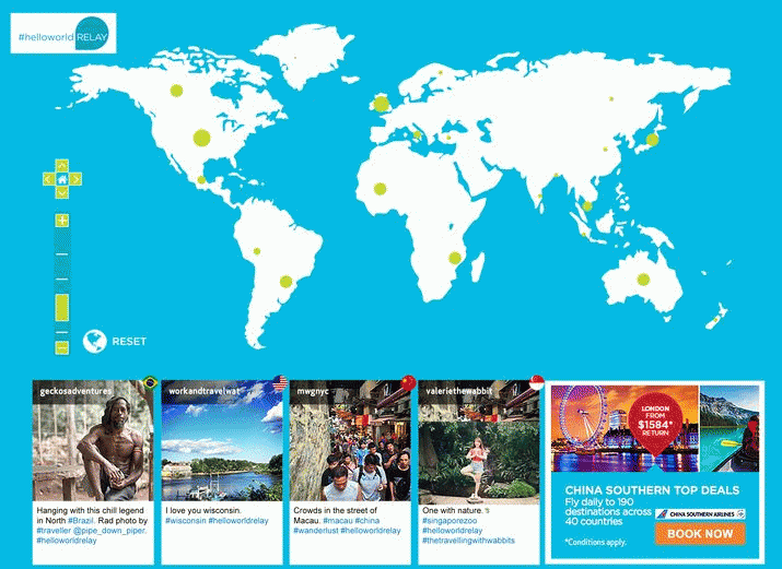 Helloworld announces world first Instagram relay to celebrate World Tourism Day on 27 September 2015 4 Helloworld announces world first Instagram relay to celebrate World Tourism Day on 27 September 2015 4