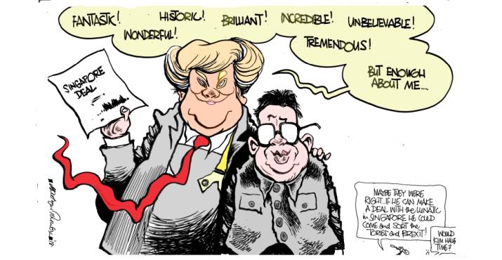 NATION: Can Trump's farcical Singapore Summit alert us to dangers we face in our own democracy ... ? 3