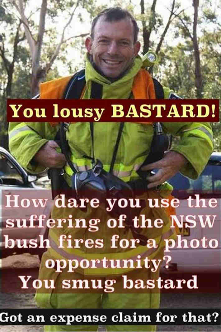 Tony Abbott ... and the NSW fires ... 4 image