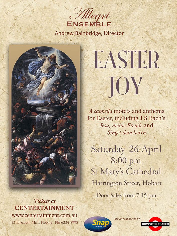 Allegri Ensemble presents "Easter Joy" Saturday April 26th 4 image