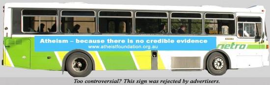 Atheist bus hits the London streets 1