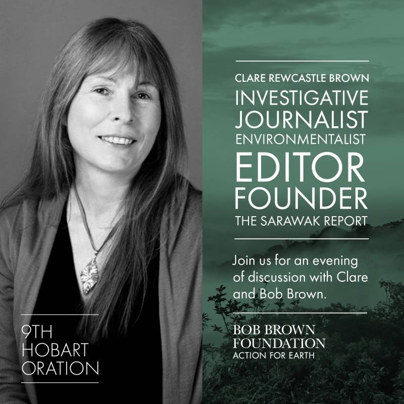 Clare Rewcastle Brown is coming to Tasmania for the Hobart Oration 1