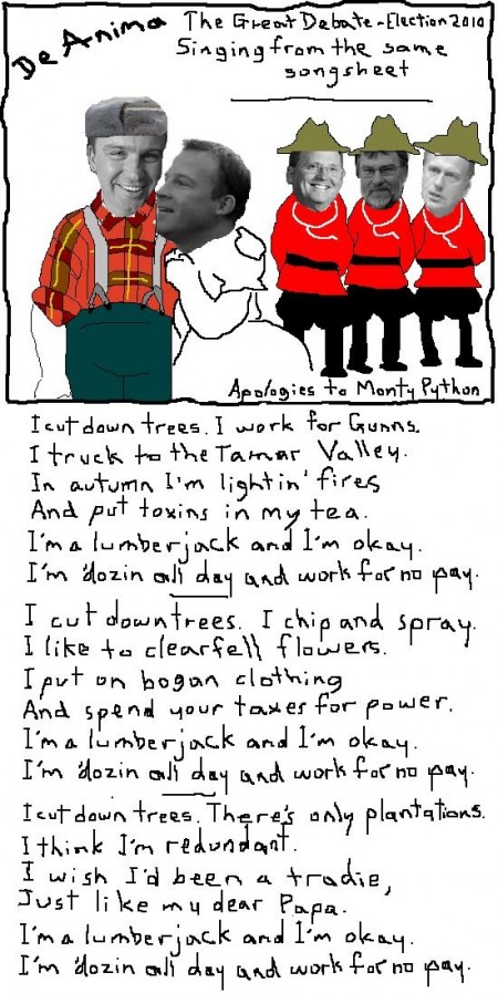 I'm a lumberjack and ... 1