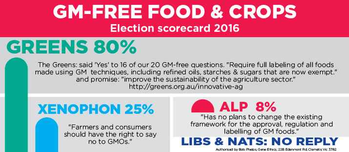 GM-free Food and Crops: Election Scorecard 6 image