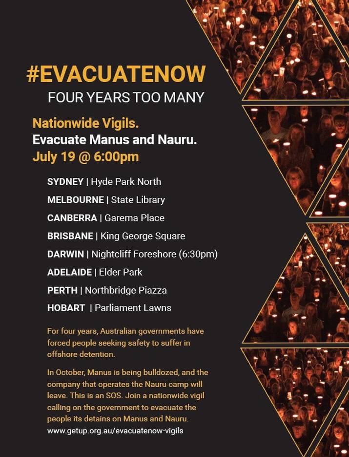 Evacuate Now Vigil: Four years too many ... 4 image