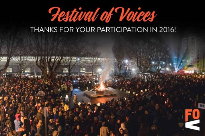 Festival of Voices: Give us your feedback and win! 1