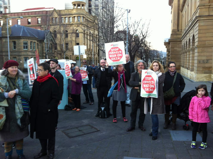 50 attend vigil for Gaza 6 image