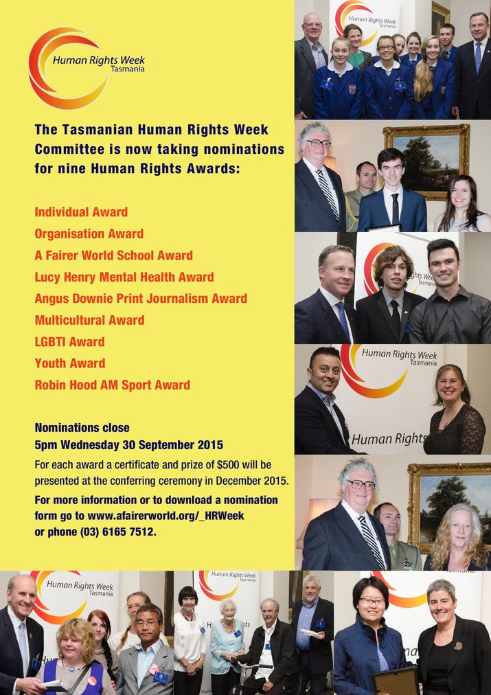Download Tasmanian Human Rights Awards 2015 Nomination Forms ... 4 image