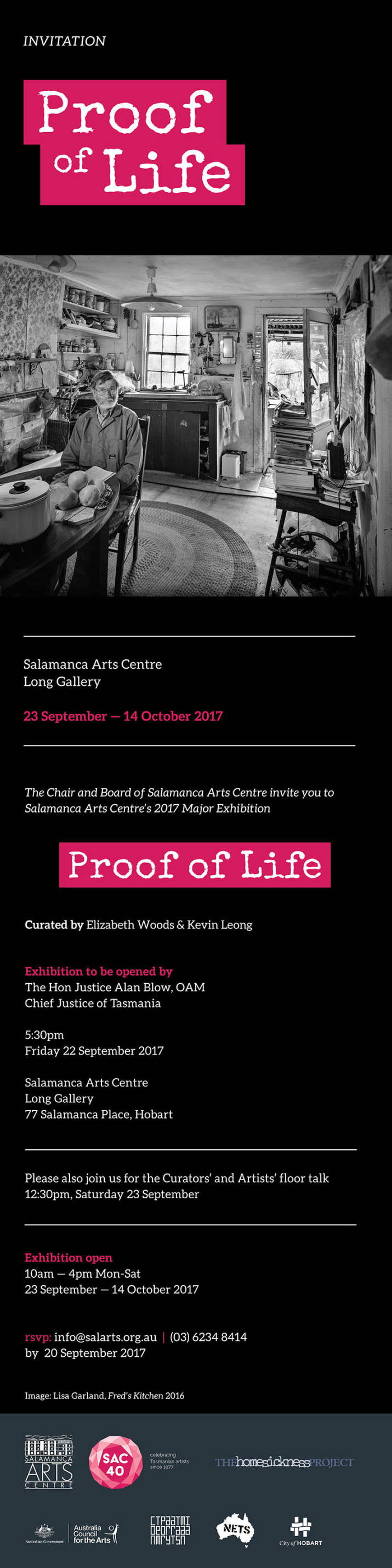 Proof of Life is here and will be unveiled at Salamanca Arts Centre 4 image