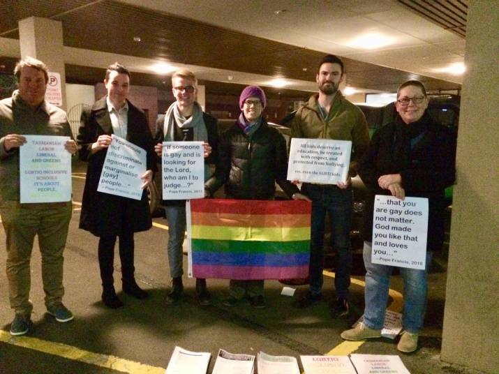 Personal stories steal the show at Hobart anti-safe schools meeting 1