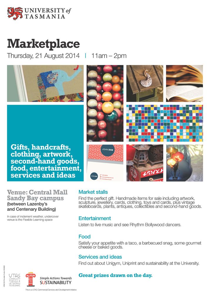 Uni: Marketplace, Thursday, 21 August 2014 I 11am – 2pm 4 image