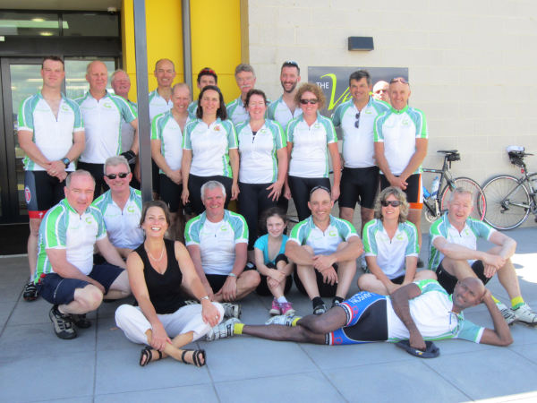 Tassie pollies pedal community spirit through fire-affected Dunalley 1