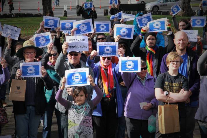 MARRIAGE EQUALITY RALLY HEARS CASE AGAINST A PLEBISCITE 1