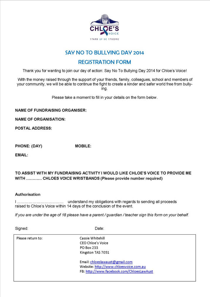 Sept 12th - SAY NO TO BULLYING DAY 2014 4 image