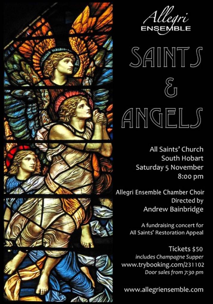 All Saints, South Hobart, 8pm Sat Nov 5: Allegri Ensemble 6 image