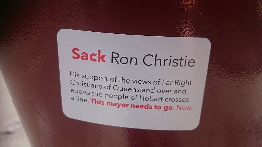 Ron Christie's Support of Queensland's Far Right Christians? 1