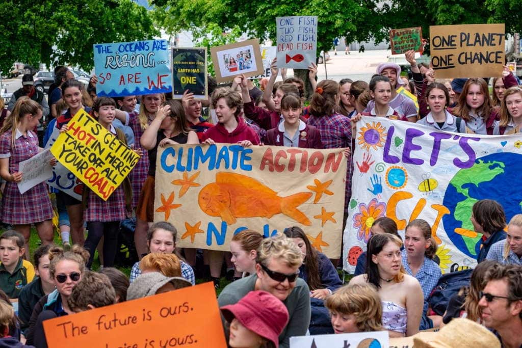 The School Strike for Climate Action on Parliament Lawns 31