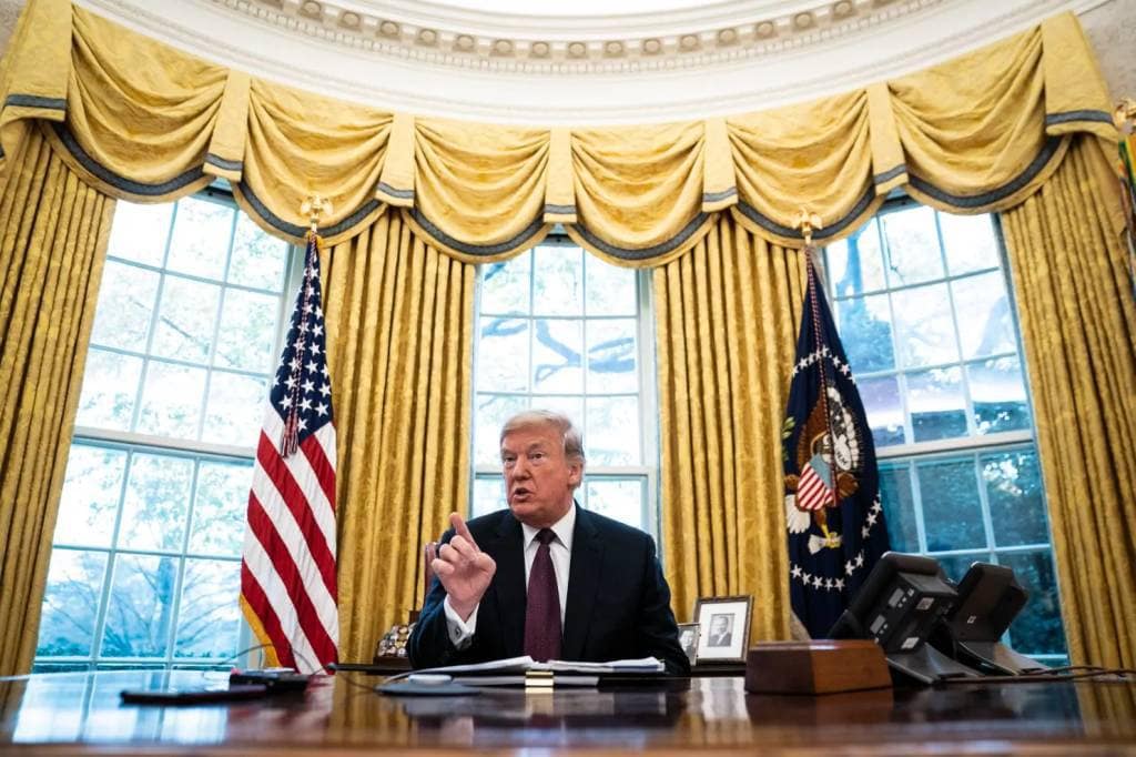 Trump slams Fed chair, questions climate change and threatens to cancel Putin meeting in wide-ranging interview with The Post 1