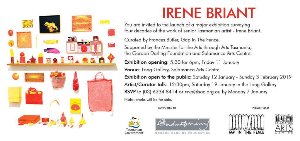 Exhibition Invitation: Irene Briant - A Survey ... 1