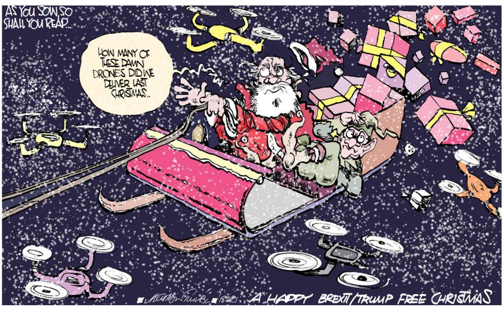 Martyn Turner: Drones ... 1