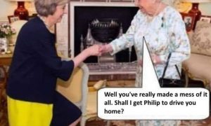 Theresa May and The Queen ... 3