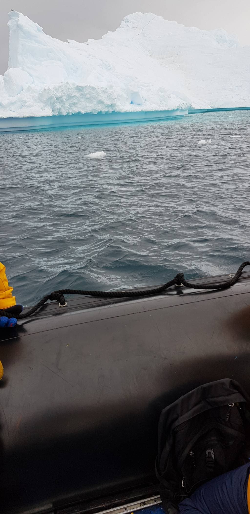 Icebergs melting from underneath. Huge amount of ice melting too so quite alarming 1