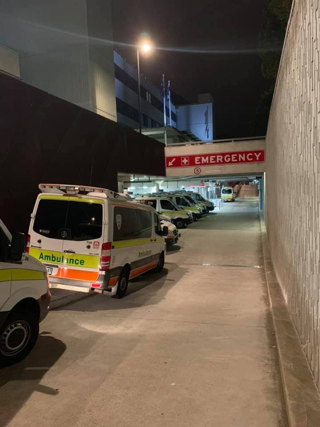 Last night at the Royal Hobart Hospital ... 1