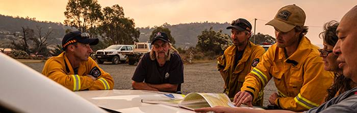 As fires burn across Tasmania ... 3