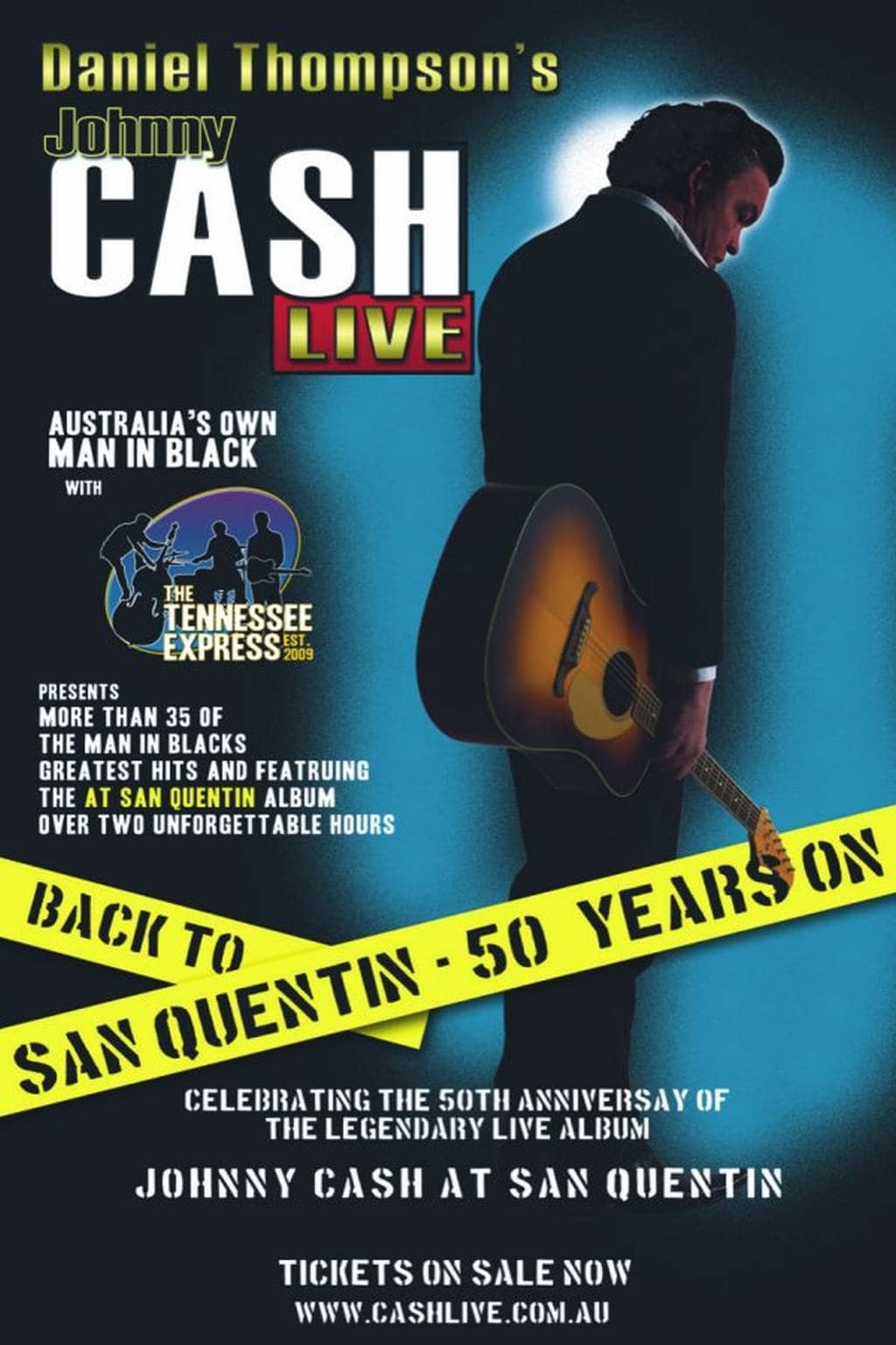 Country Club, Wrest Point: Daniel Thompson's Johnny Cash Live Back to San Quentin - 50 Years On | Tour 2019 1