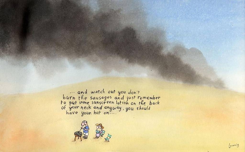 Leunig on burning ... 1