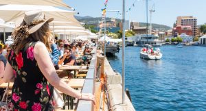 Taste of Tasmania waterside tables