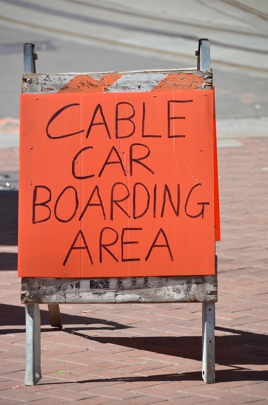 cable car boarding area