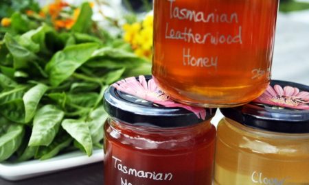 leatherwood honey jars